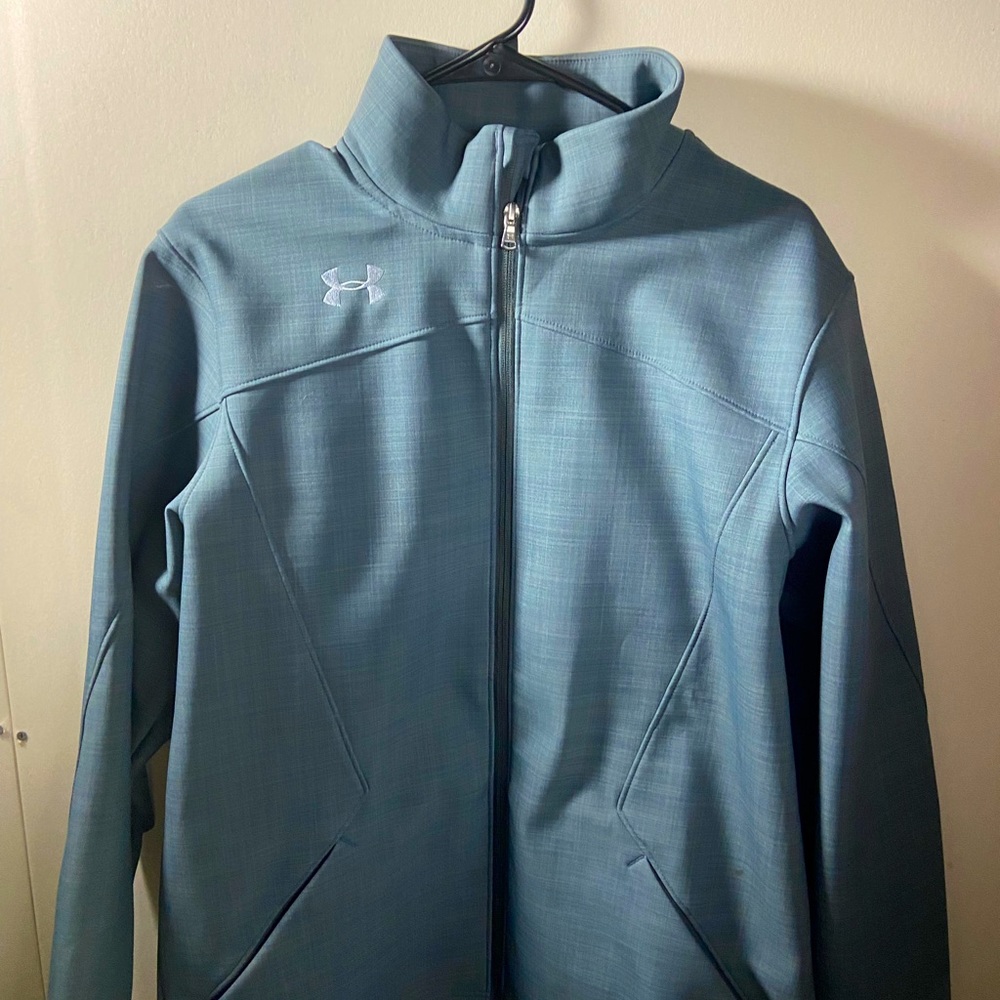 Blueish Grey Cold Gear Under Armour Jacket Size Medium